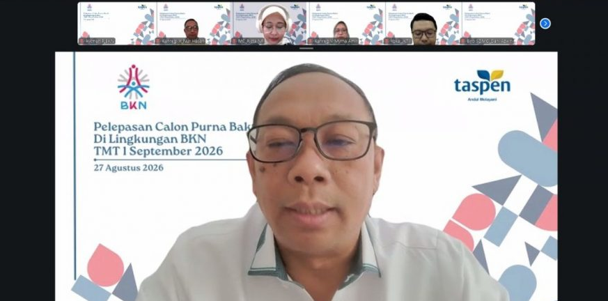 Enam Pegawai BKN Masuki Purnabakti, Akhiri Pengabdian Lebih dari Tiga Dekade